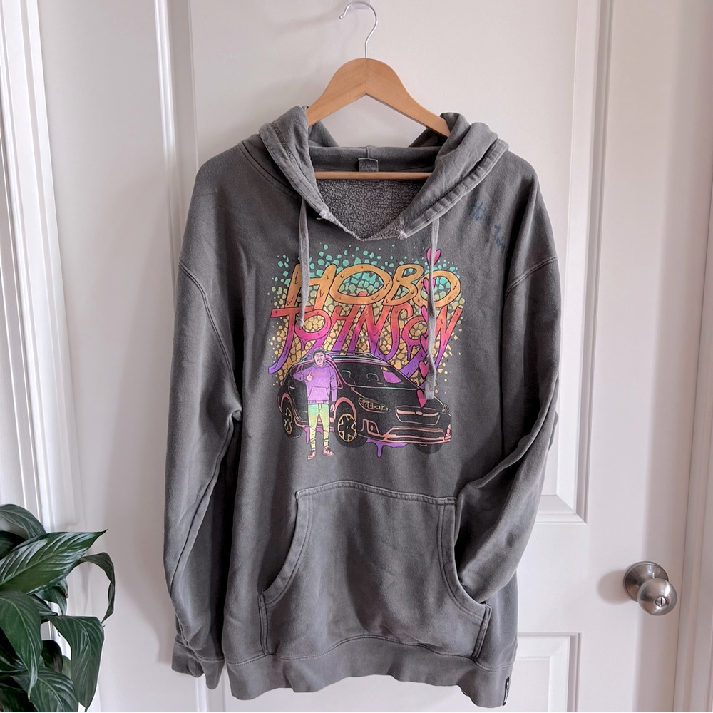 Hobo Johnson official merch signed Subaru CrossFit sweatshirt XL